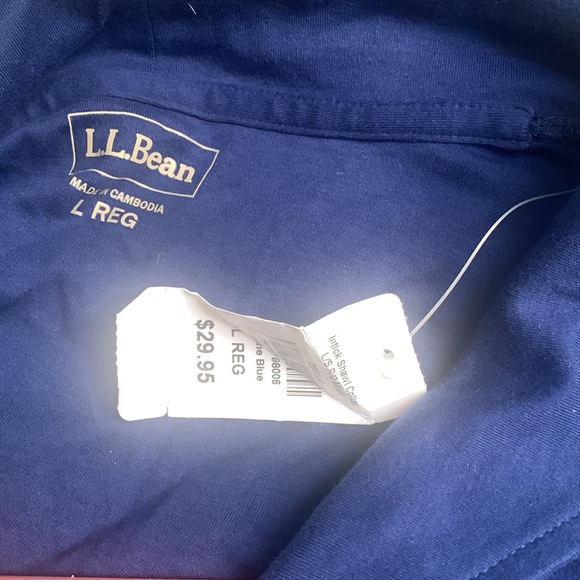 NWT LL Bean Pima Cotton Top - Size L - Picture 2 of 3